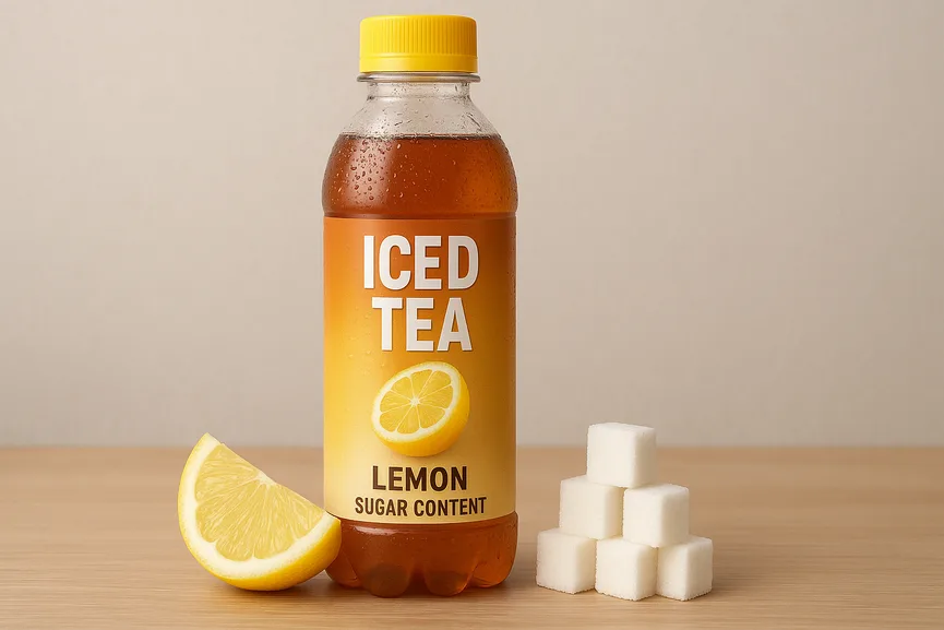 Холодний чай у пляшках